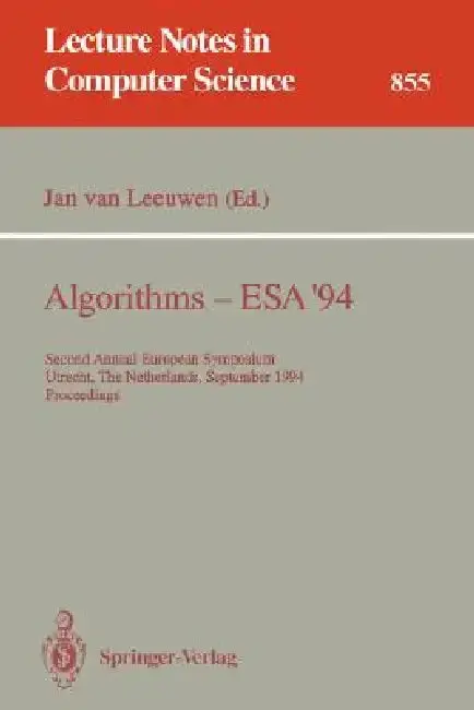 Cover of Algorithms - ESA '94