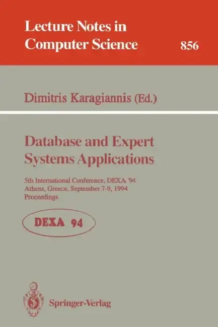Cover of Database and Expert Systems Applications