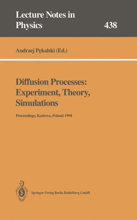 Cover of Diffusion Processes