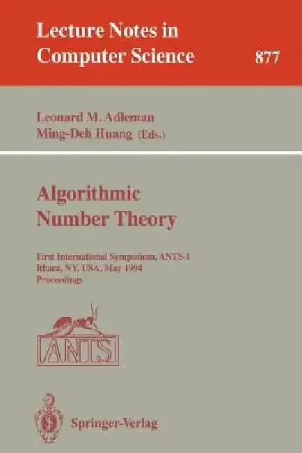 Cover of Algorithmic Number Theory