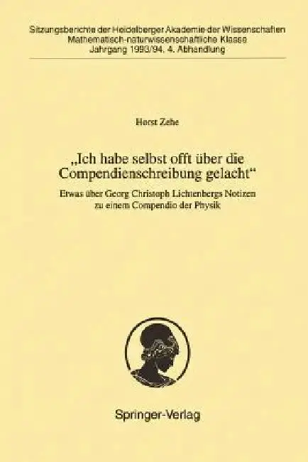Cover of "Ich Habe Selbst Offt Über Die Compendienschreibung Gelacht"
