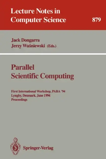 Cover of Parallel Scientific Computing