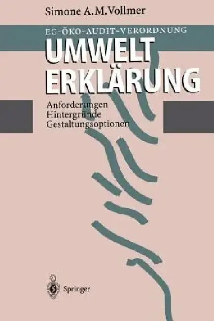 Cover of Eg-Öko-Audit-Verordnung Umwelterklärung