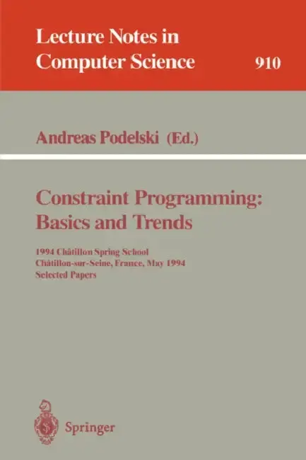 Cover of Constraint Programming