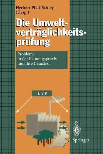 Cover of Die Umweltverträglichkeitsprüfung