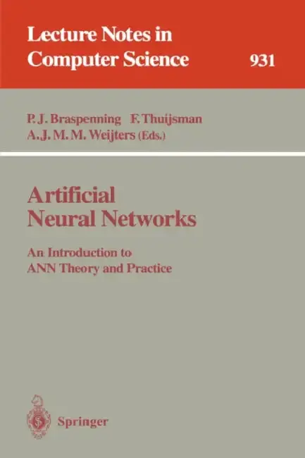 Cover of Artificial Neural Networks