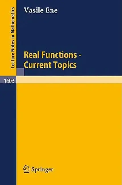 Cover of Real Functions - Current Topics