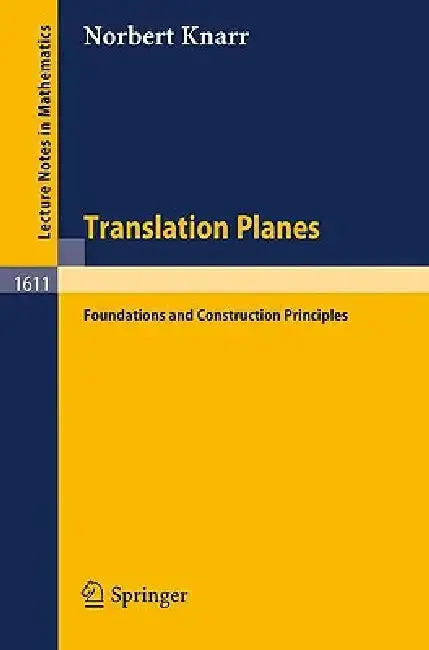 Cover of Translation Planes