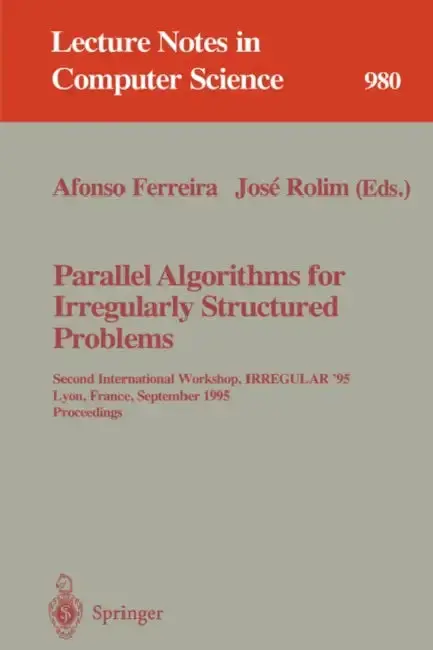Cover of Parallel Algorithms for Irregularly Structured Problems