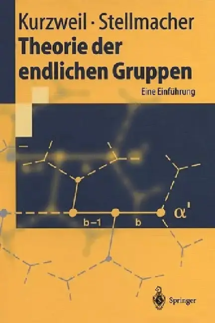 Cover of Theorie Der Endlichen Gruppen
