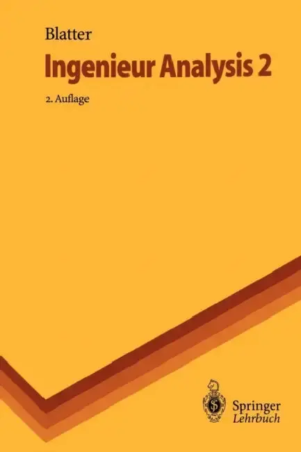 Cover of Ingenieur Analysis 2