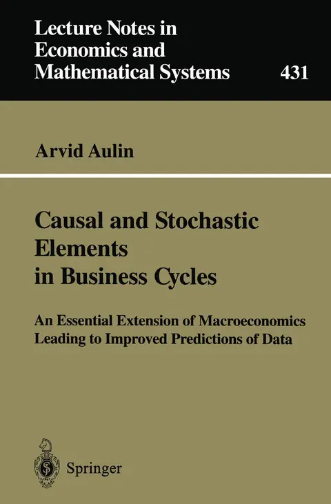 Cover of Causal and Stochastic Elements in Business Cycles