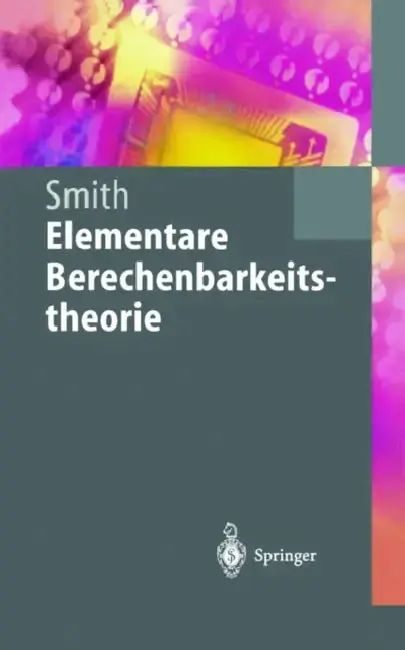 Cover of Elementare Berechenbarkeitstheorie