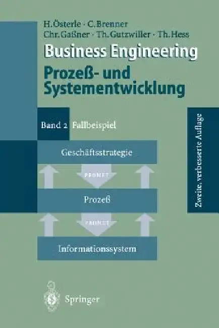 Cover of Business Engineering Prozeß- Und Systementwicklung