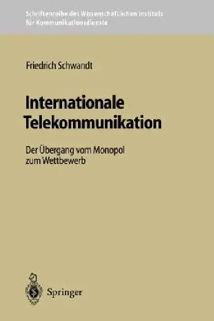 Cover of Internationale Telekommunikation
