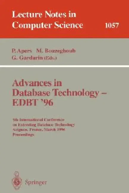 Cover of Advances in Database Technology Edbt '96