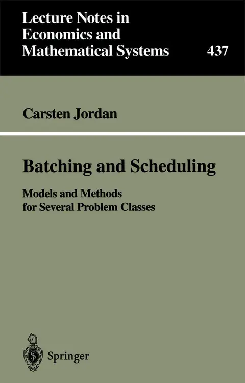 Cover of Batching and Scheduling