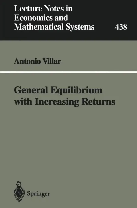 Cover of General Equilibrium with Increasing Returns