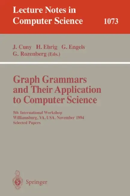 Cover of Graph Grammars and Their Application to Computer Science