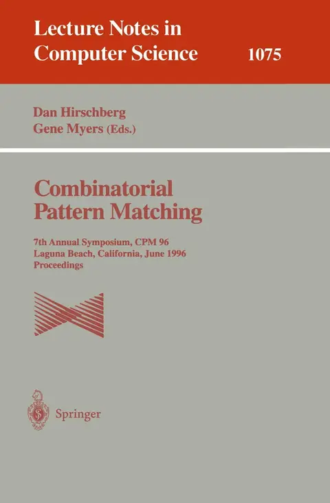 Cover of Combinatorial Pattern Matching