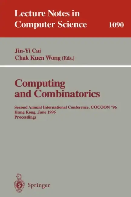 Cover of Computing and Combinatorics