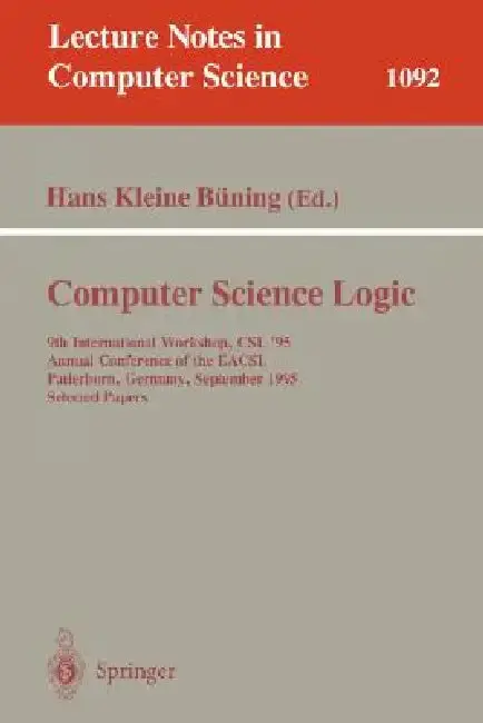 Cover of Computer Science Logic