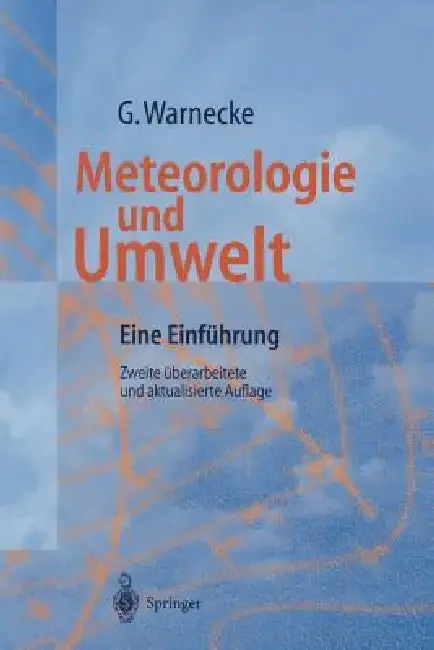 Cover of Meteorologie Und Umwelt