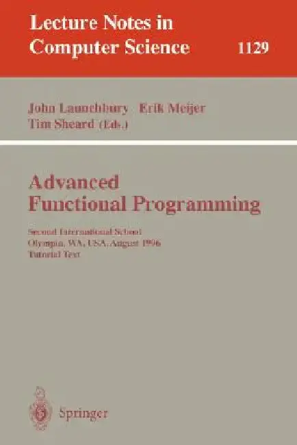 Cover of Advanced Functional Programming