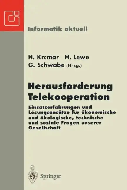 Cover of Herausforderung Telekooperation