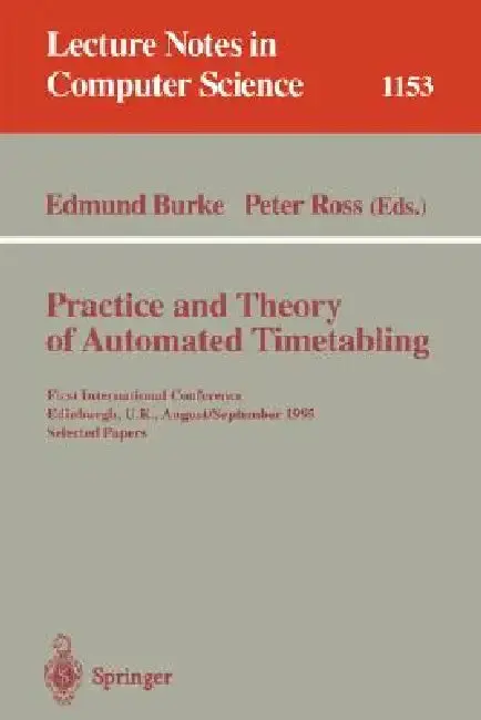 Cover of Practice and Theory of Automated Timetabling