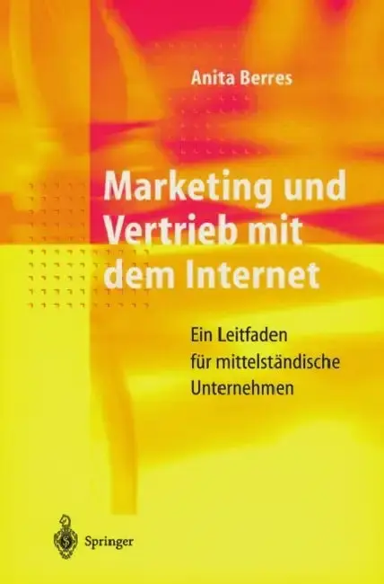 Cover of Marketing Und Vertrieb Mit Dem Internet