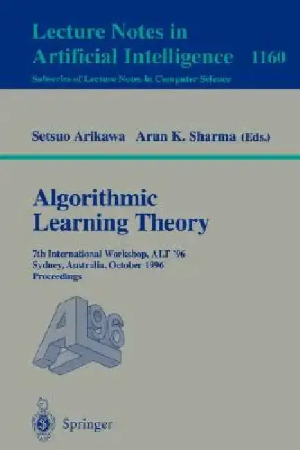 Cover of Algorithmic Learning Theory