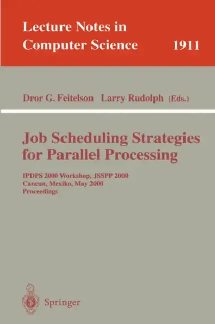 Cover of Job Scheduling Strategies for Parallel Processing