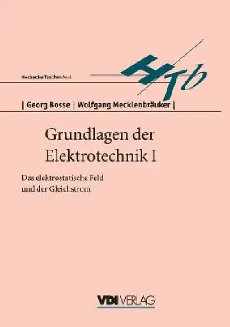 Cover of Grundlagen Der Elektrotechnik I