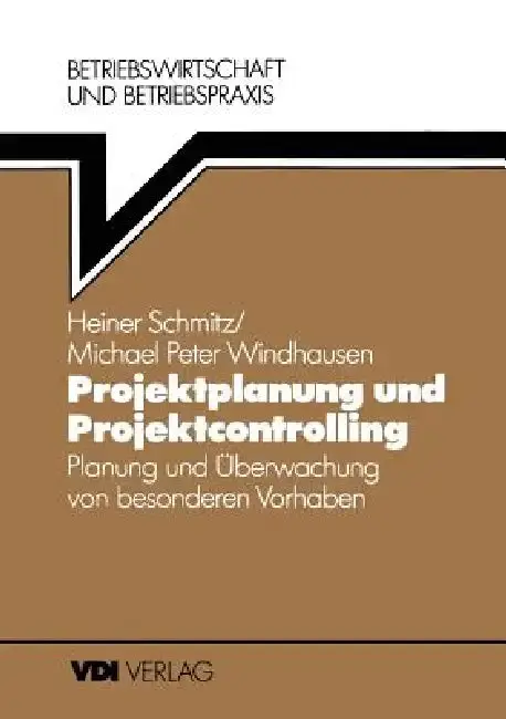 Cover of Projektplanung Und Projektcontrolling