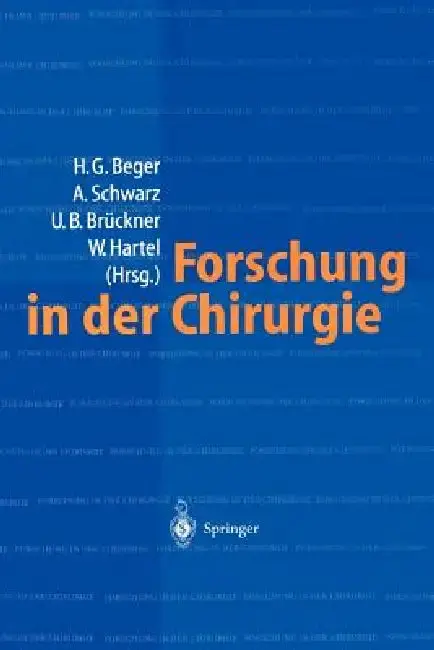 Cover of Forschung in Der Chirurgie