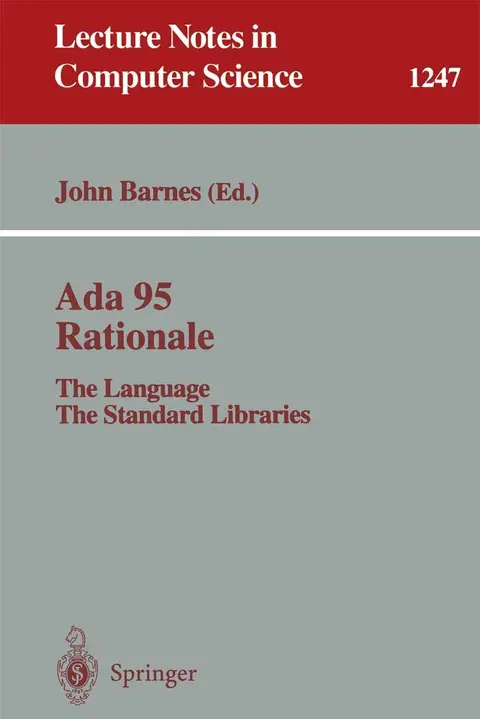 Cover of Ada 95 Rationale