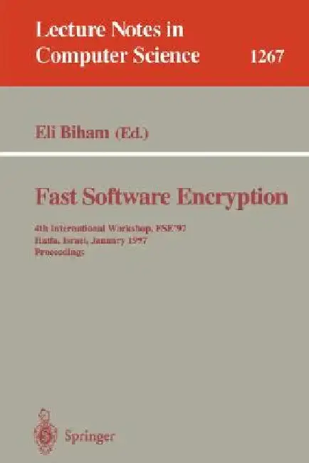 Cover of Fast Software Encryption