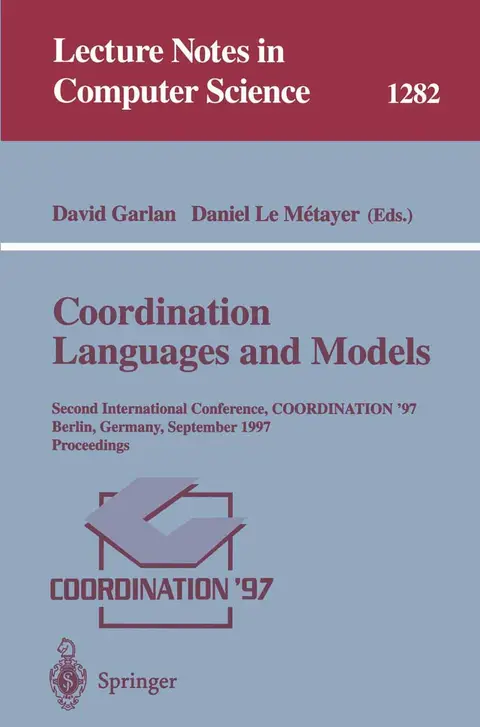 Cover of Coordination Languages and Models