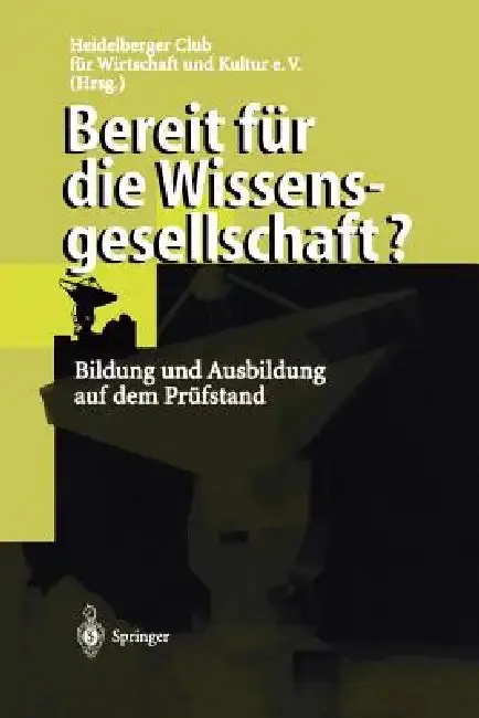 Cover of Bereit Für Die Wissensgesellschaft?