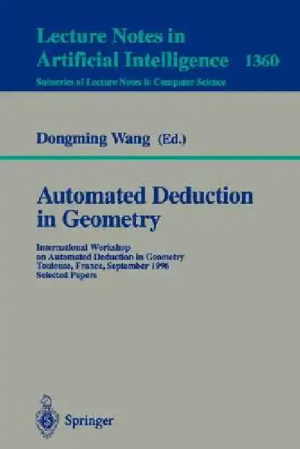 Cover of Automated Deduction in Geometry