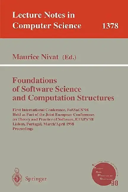 Cover of Foundations of Software Science and Computation Structures
