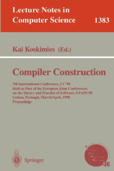 Cover of Compiler Construction