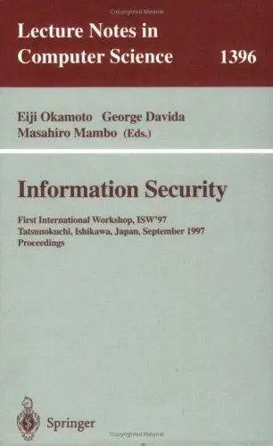 Cover of Information Security