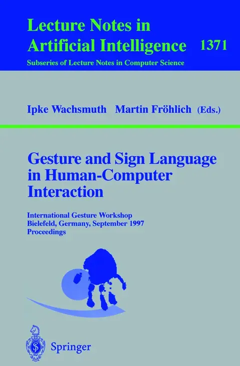 Cover of Gesture and Sign Language in Human-Computer Interaction