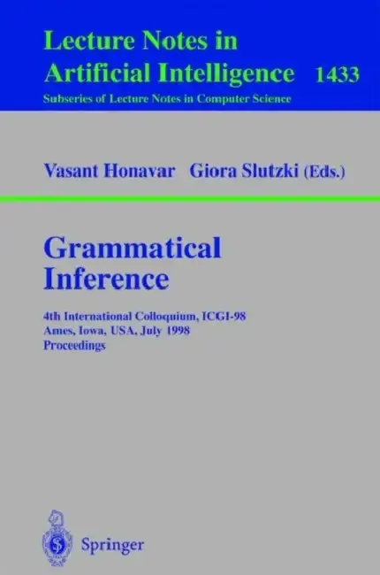 Cover of Grammatical Inference