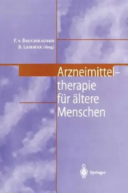 Cover of Arzneimitteltherapie Für Ältere Menschen