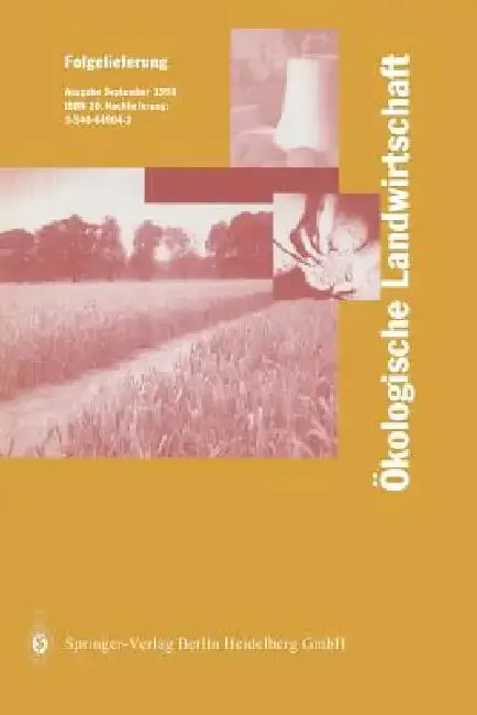 Cover of Ökologische Landwirtschaft