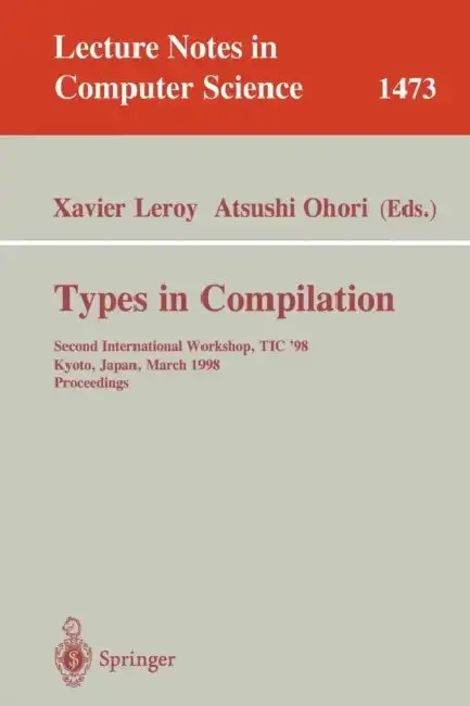 Cover of Types in Compilation