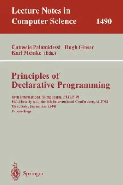 Cover of Principles of Declarative Programming